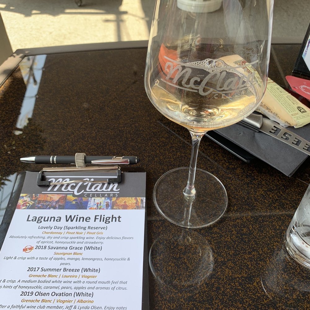 McClain Cellars - Laguna Wine Flight Menu - Wine Tasting Room Near Me - Buellton, California McClain Cellars - Laguna Wine Flight Menu - Wine Tasting Room Near Me - Buellton, California