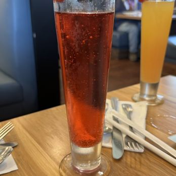 Broken Yolk Cafe - Sparkling wine with pomegranate - American Near Me - Temecula, California