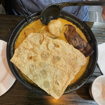 West New Malaysia - W5. Curry Stuffed Combination Noodle Soup - Malaysian Near Me - New York, New York West New Malaysia - W5. Curry Stuffed Combination Noodle Soup - Malaysian Near Me - New York, New York