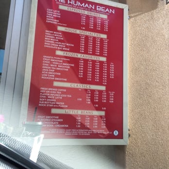 The Human Bean - Nice menu! - Coffee & Tea Near Me - Reno, Nevada The Human Bean - Nice menu! - Coffee & Tea Near Me - Reno, Nevada