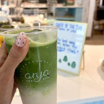 Arya Tea Bar - Cinnamon Matcha Latte - Coffee & Tea Near Me - West Palm Beach, Florida Arya Tea Bar - Cinnamon Matcha Latte - Coffee & Tea Near Me - West Palm Beach, Florida