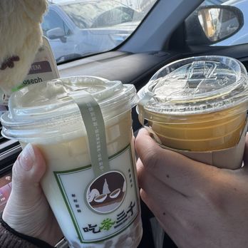 Chicha San Chen - Taro ball tea latte & honey osmanthus oolong tea - Bubble Tea Near Me - Chicago, Illinois