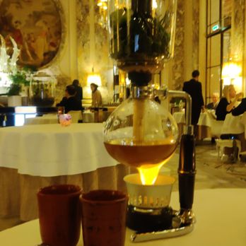 Le Meurice - Hot broth - the herbs are what they use for most of their ingredients in the back. - Hotels Near Me - Paris, 75