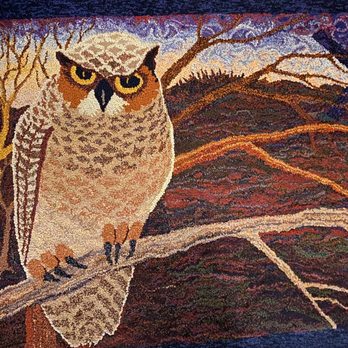 The Chestnut House - An owl handmade rug by the owner's father. - Hotels Near Me - Nantucket, Massachusetts The Chestnut House - An owl handmade rug by the owner's father. - Hotels Near Me - Nantucket, Massachusetts