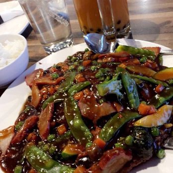 The Kirin Hut - BBQ Pork Egg Foo Young - Chinese Near Me - Lancaster, California