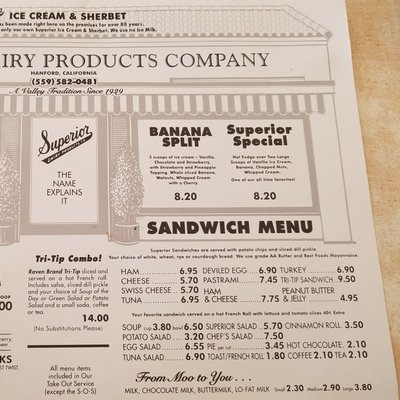 Menu photo 7 Superior Dairy Hanford, CA Menu photo 7 Superior Dairy Hanford, CA