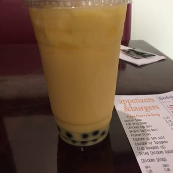 China Go Go - Mango and coconut Bubble tea!  And it actually refreshing. Light taste. Sweet. No aftertaste. I like it!! - Fast Food Near Me - Charlotte, North Carolina