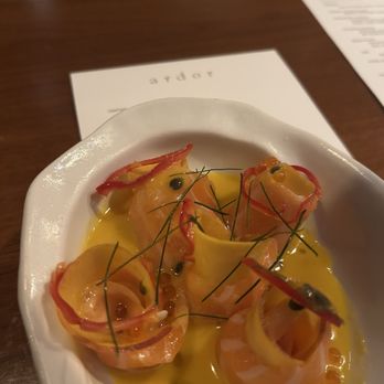 Ardor - Salmon sashimi !!! - New American Near Me - West Hollywood, California