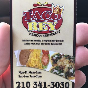 Taco Rey - Mexican Near Me - San Antonio, Texas