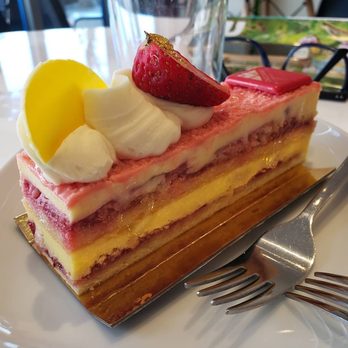 Chocorrant Patisserie & Cafe - Strawberry cake. - Desserts Near Me - Edmonton, Alberta Chocorrant Patisserie & Cafe - Strawberry cake. - Desserts Near Me - Edmonton, Alberta