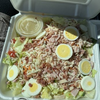 Garden Gate Cafe - a salad in a styrofoam container - American Near Me - Peru, Indiana