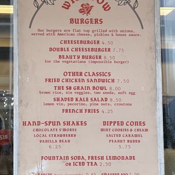 The Win-Dow - Hollywood - menu 3.8.26 - Burgers Near Me - Los Angeles, California The Win-Dow - Hollywood - menu 3.8.26 - Burgers Near Me - Los Angeles, California