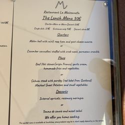 La Maisouneta - Lunch specials. July 4, 2024