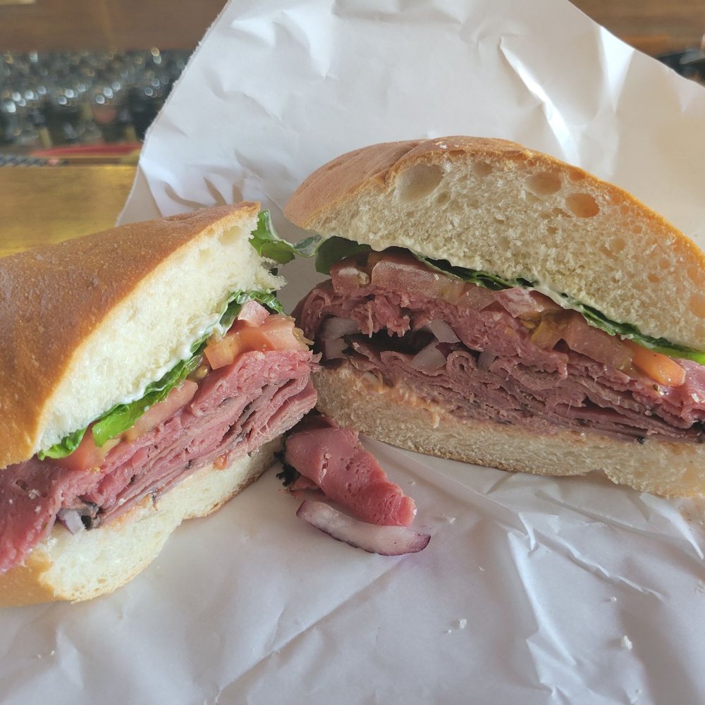 MoE's Eagles Nest Deli - Roast Beef Sandwich on Soft roll - Delis Near Me - Cloverdale, California MoE's Eagles Nest Deli - Roast Beef Sandwich on Soft roll - Delis Near Me - Cloverdale, California