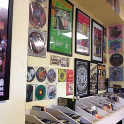 Porthole Records - Signed records and memorabilia on the walls