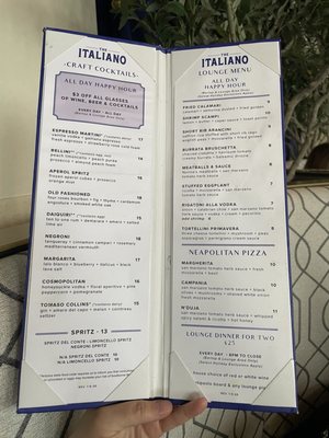 Menu photo 3 The Italiano Scottsdale, AZ