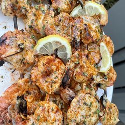 Laced With Sugar - Shrimp Skewers on our catering menu! DM us on IG to book! @lacedwithsugarllc_