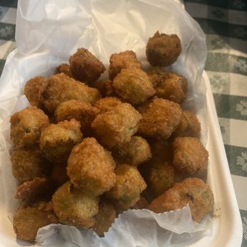Gus’s World Famous Fried Chicken - Deep fried crispy okra - Southern Near Me - Oakland, California Gus’s World Famous Fried Chicken - Deep fried crispy okra - Southern Near Me - Oakland, California