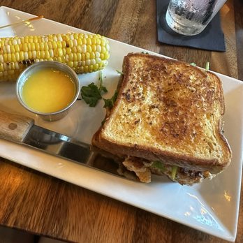 The Hangry Bison - Salmon patty on Texas toast - Burgers Near Me - Winter Garden, Florida The Hangry Bison - Salmon patty on Texas toast - Burgers Near Me - Winter Garden, Florida