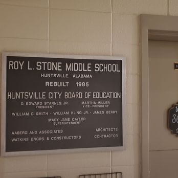 Ale's Kitchen - Middle School plaque - Burgers Near Me - Huntsville, Alabama