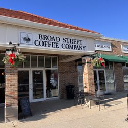 Broad Street Coffee Company - Exterior seating areas.