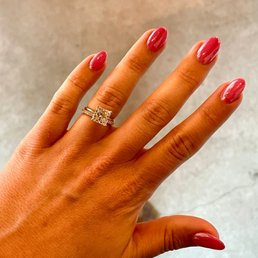 Pink chrome (Hailey Bieber inspired)