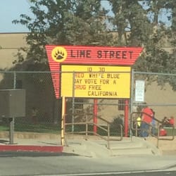 Lime Elementary School - School sign