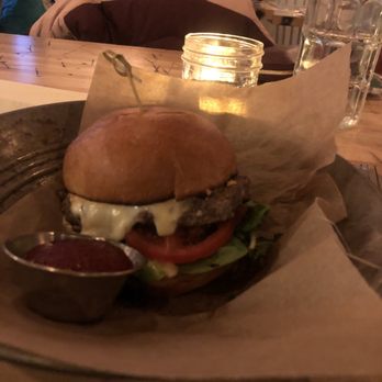 River and Woods - Bison burger-ok - New American Near Me - Boulder, Colorado