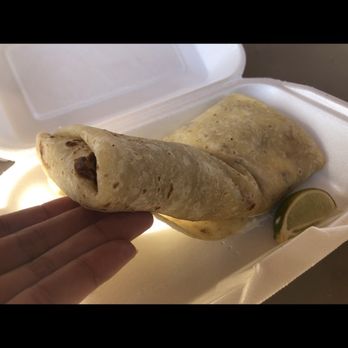 Cotijas Taco Shop - Shrimp burrito with no pico - Mexican Near Me - Santee, California