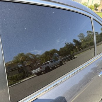 Ps Mobile Window Tint - close up - no bubbles or discoloration after 8 years! - Car Window Tinting Near Me - Placentia, California