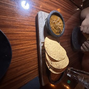 Mucho Loco Mexican Cantina - Complimentary salsa and bean dip - Desserts Near Me - Las Vegas, Nevada