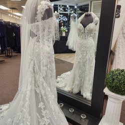 Girls In White Satin Bridal and Formal Wear