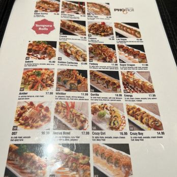 Pho & Roll - Menu. - Vietnamese Near Me - Whittier, California
