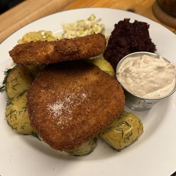 Apteka - Celeriac schnitzel - Vegan Near Me - Pittsburgh, Pennsylvania