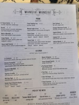 Menu photo 3 Madre Osteria & Bar Milton, MA Menu photo 3 Madre Osteria & Bar Milton, MA