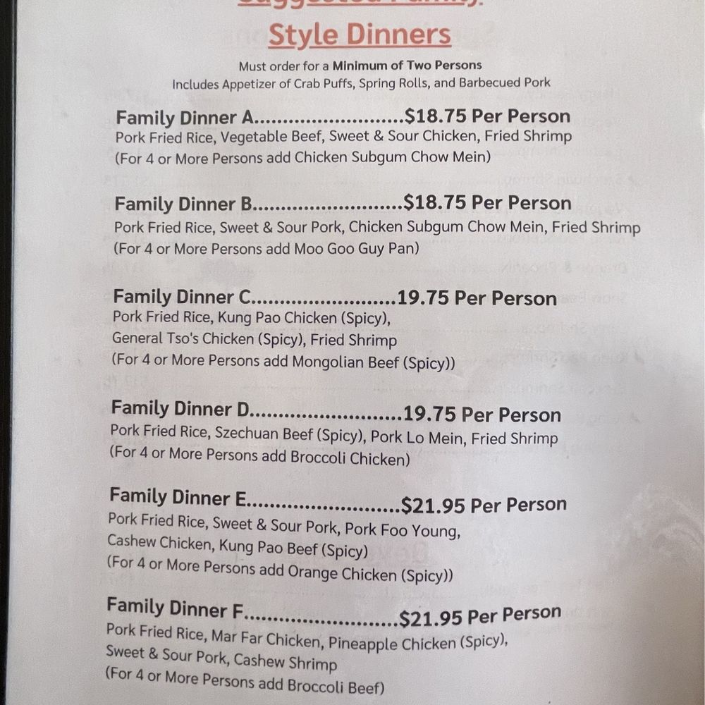 Szechuan Chinese Restaurant - Menu 6/8/24 - Chinese Near Me - Cottage Grove, Oregon