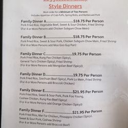 Szechuan Chinese Restaurant - Menu 6/8/24