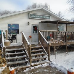 Main Street Pizza - Outside of the shop, view looking east.