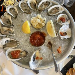 Our first dozen oysters Our first dozen oysters
