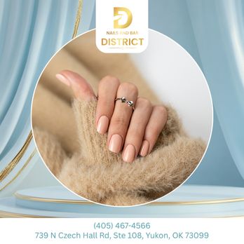 District Nails Bar - " Design your nails, design your mood!
 Custom nail art that reflects your style.
 Call today to book your session!" - Waxing Near Me - Yukon, Oklahoma