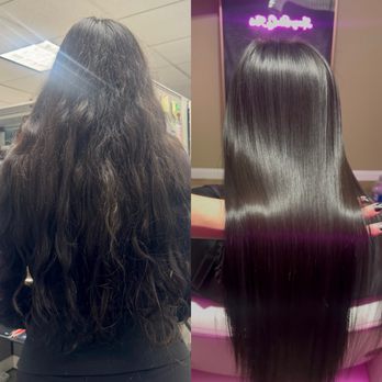 Luxury Slaviq Hair - Before and after. - Hair Extensions Near Me - Burbank, California