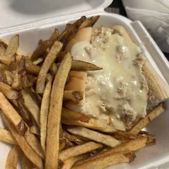 Spanky's Cheesesteak Factory - Half chicken Philly with provolone - Sandwiches Near Me - Margate, Florida