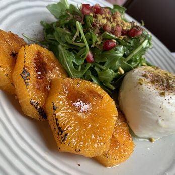 Sava's - Burrata with charred orange - Bars Near Me - Ann Arbor, Michigan