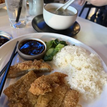 Glass Box - Chicken Katsu Plate w/Miso Soup - Seafood Near Me - San Diego, California