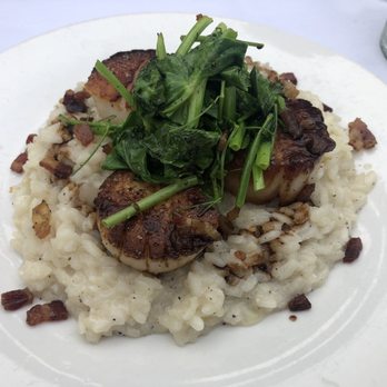 The Gladly - Pan Seared Scallops over ricotta risotto - gluten-free! - New American Near Me - Phoenix, Arizona