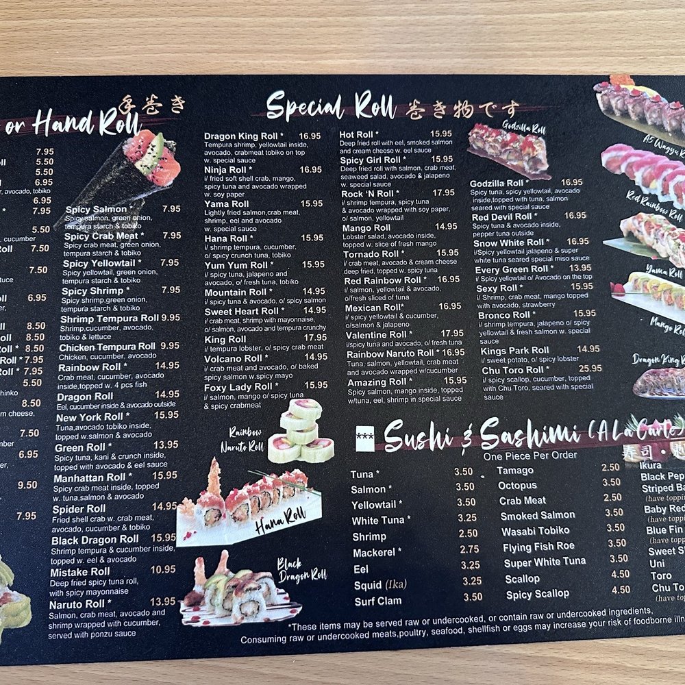 Ninja Sushi - Menu - Japanese Near Me - Littleton, Colorado Ninja Sushi - Menu - Japanese Near Me - Littleton, Colorado