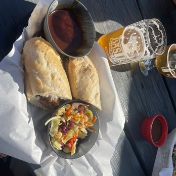 Bastion Brewing - Brisket sandwich - Breweries Near Me - Anacortes, Washington Bastion Brewing - Brisket sandwich - Breweries Near Me - Anacortes, Washington