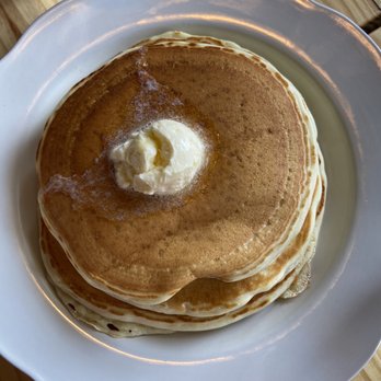 The Good Wives - classic buttermilk pancakes - three of them with pure maple syrup - Wine Bars Near Me - Eau Claire, Wisconsin The Good Wives - classic buttermilk pancakes - three of them with pure maple syrup - Wine Bars Near Me - Eau Claire, Wisconsin