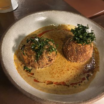 Tiya - Eggplant and poblano dumpling - Indian Near Me - San Francisco, California
