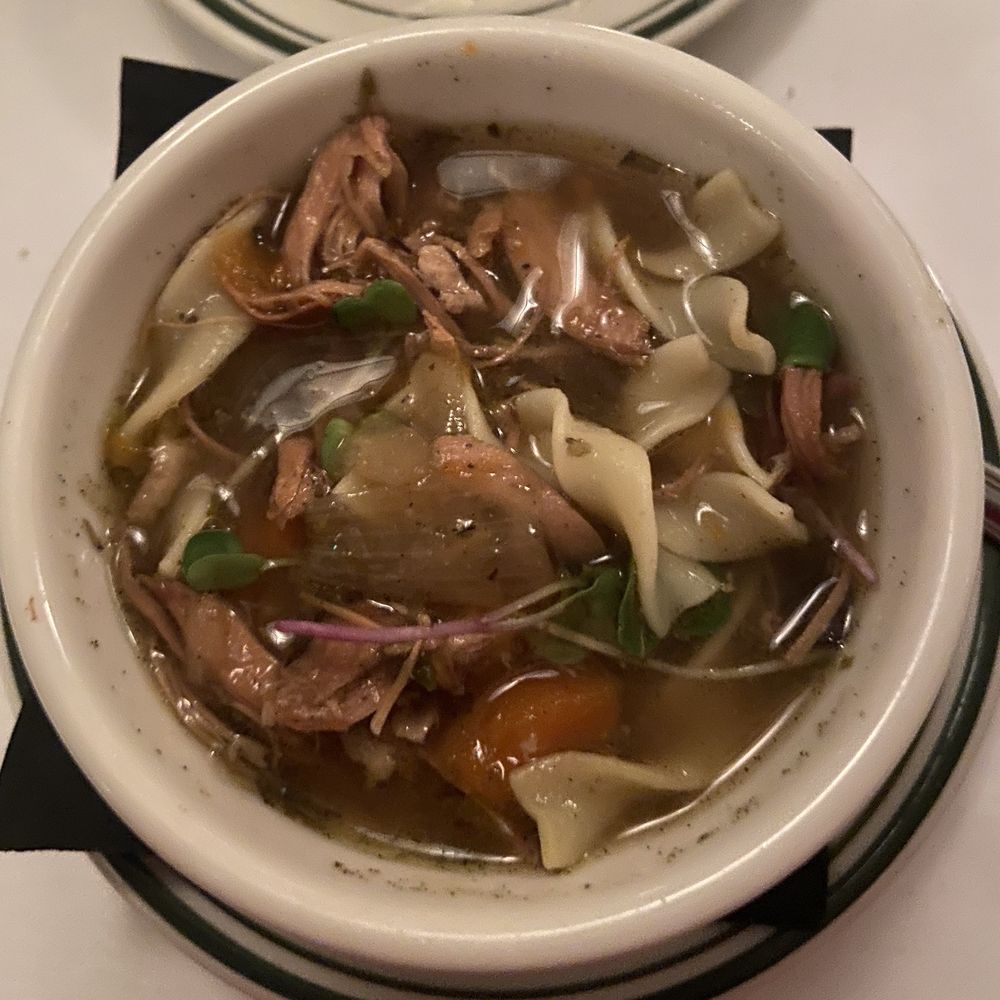 Barringer's Restaurant - The chicken noodle soup. It's sooooooo good - Steakhouses Near Me - Fish Creek, Wisconsin